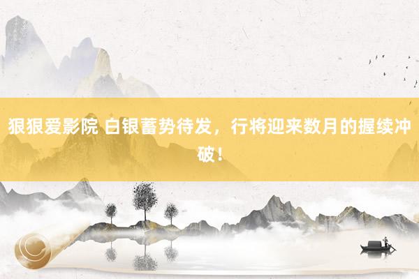 狠狠爱影院 白银蓄势待发，行将迎来数月的握续冲破！