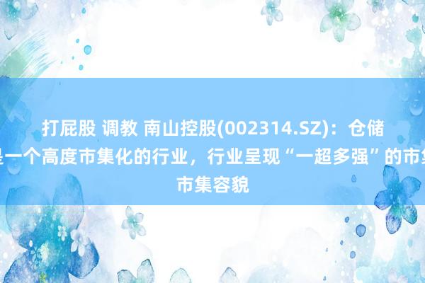 打屁股 调教 南山控股(002314.SZ)：仓储物流是一个高度市集化的行业，行业呈现“一超多强”的市集容貌