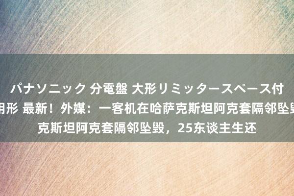 パナソニック 分電盤 大形リミッタースペース付 露出・半埋込両用形 最新！外媒：一客机在哈萨克斯坦阿克套隔邻坠毁，25东谈主生还